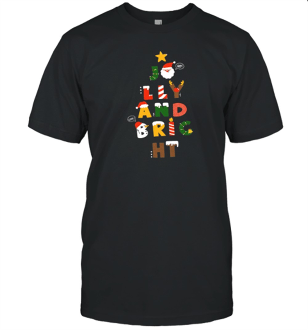 jolly-and-bright-best-christmas-vibes-teacher-t-shirt-4di2wl02 Jolly And Bright Best Christmas Vibes Teacher T-Shirt