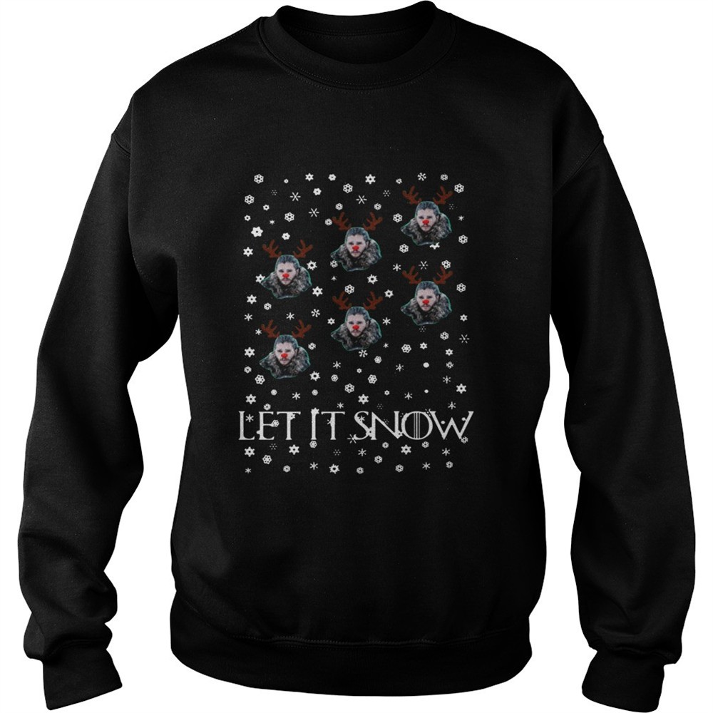 Jon Snow Game Of Thrones Let It Snow Christmas shirt