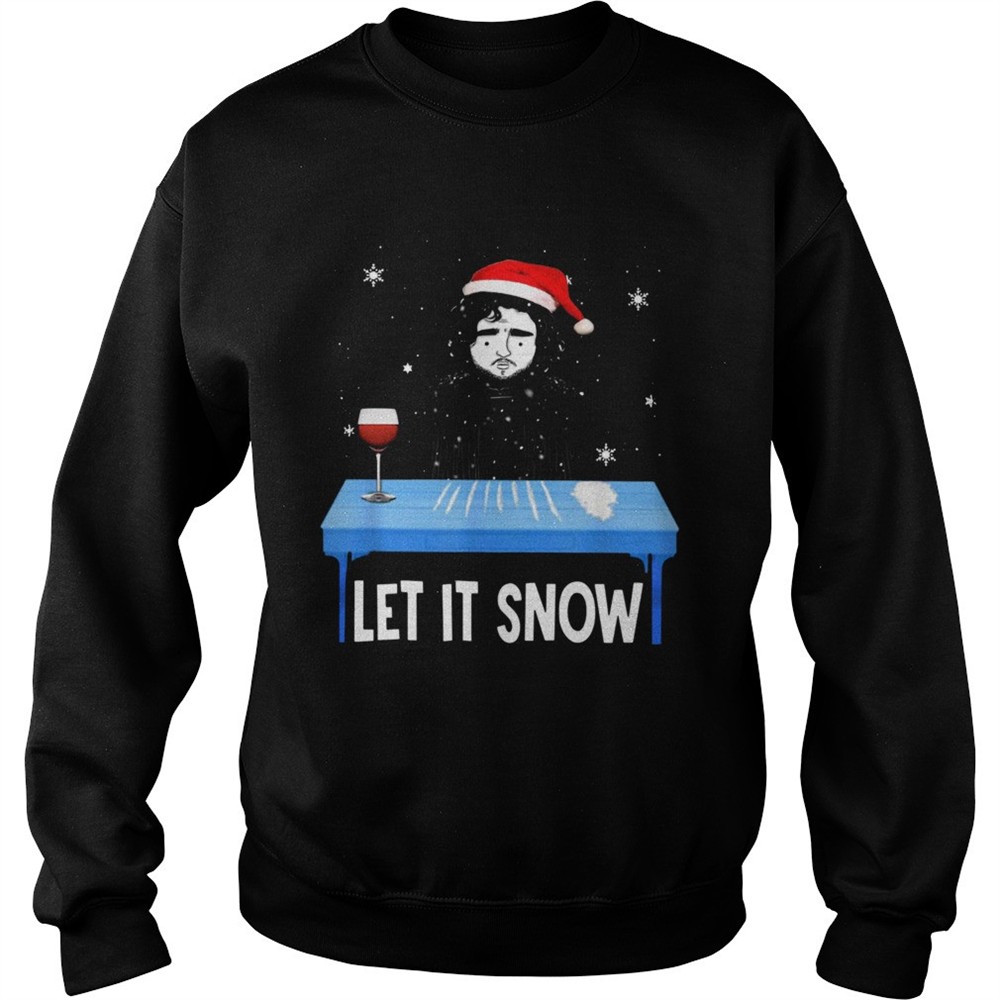 Jon Snow Let It Snow Christmas shirt