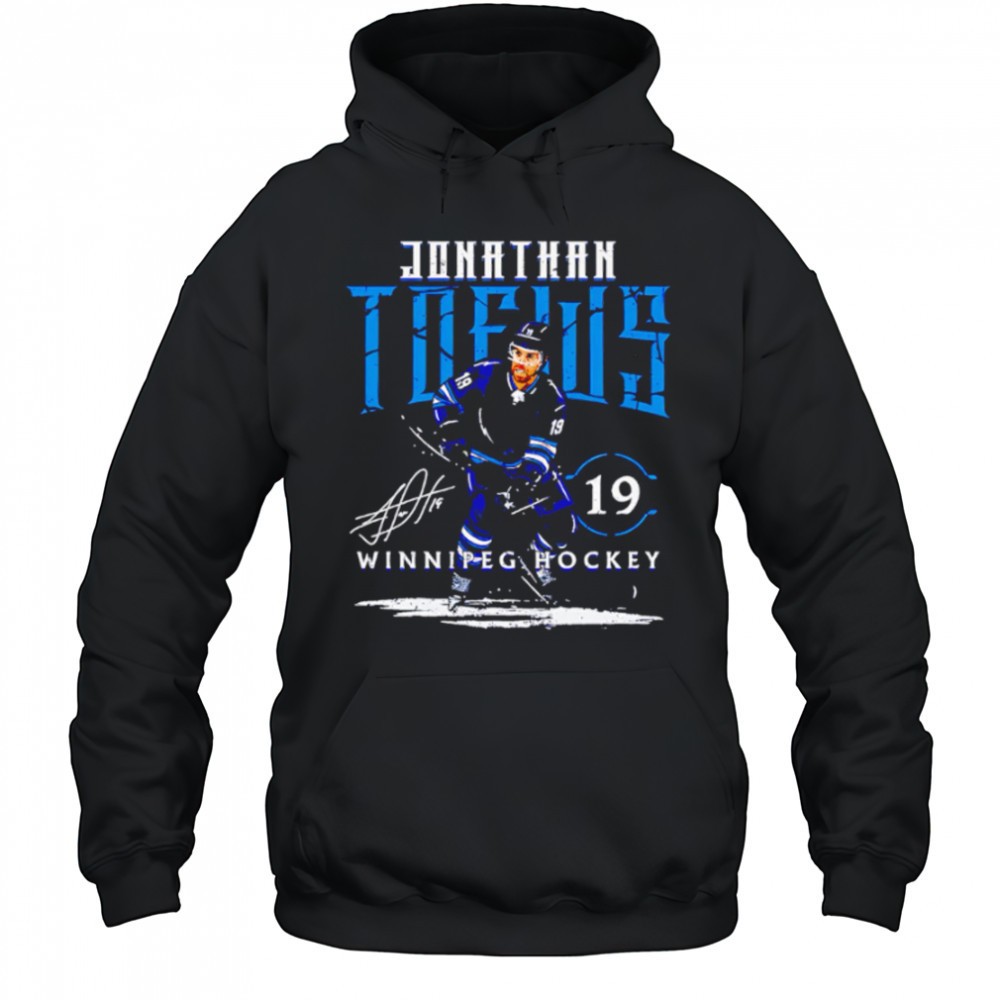 Jonathan Toews 19 Winnipeg Player Name signature hockey shirt