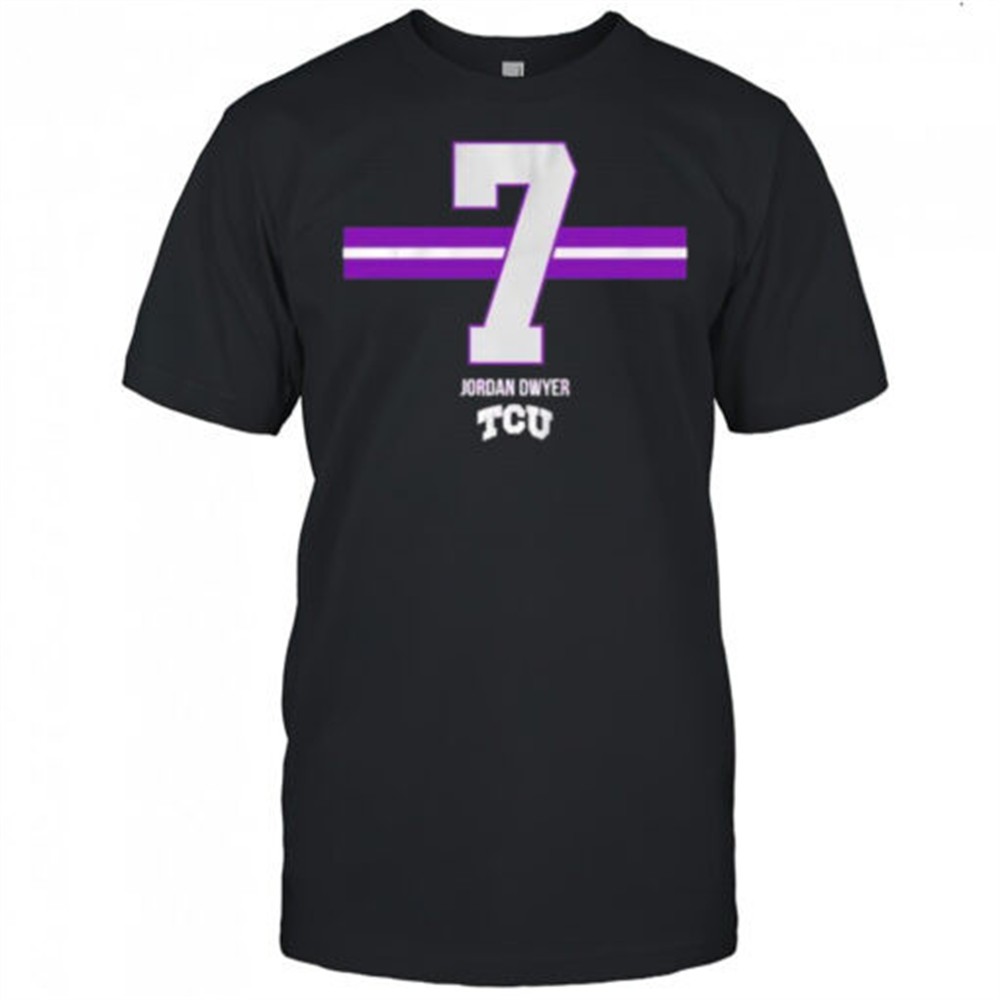 jordan-dwyer-7-stripe-tcu-football-shirt-s5l45rst Jordan Dwyer 7 Stripe TCU Football shirt