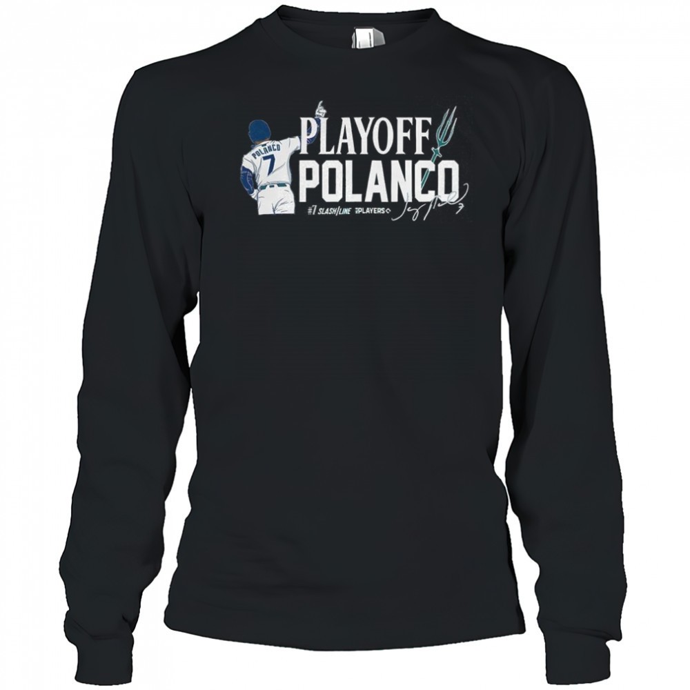 jorge-polanco-seattle-mariners-baseball-playoff-polanco-signature-shirt-es894zfr Jorge Polanco Seattle Mariners baseball Playoff Polanco signature shirt