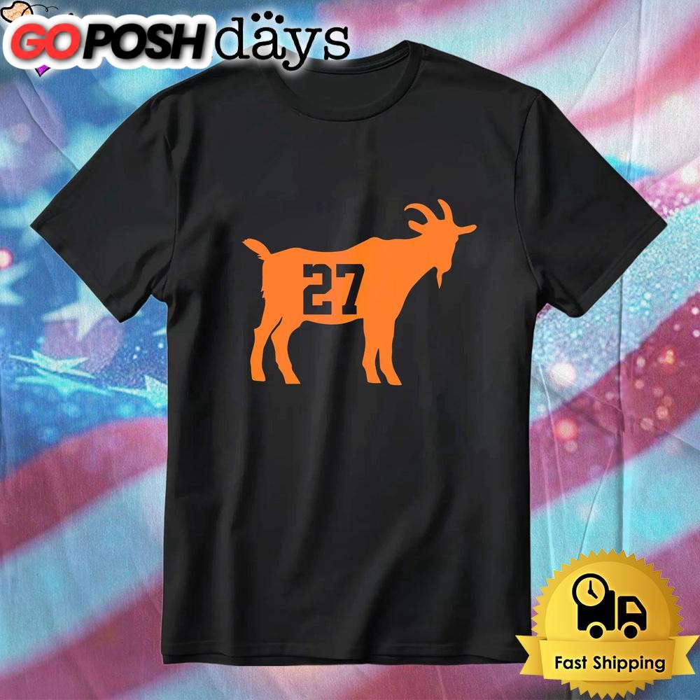 Jose Altuve Goat Number 27 Baseball T-Shirt