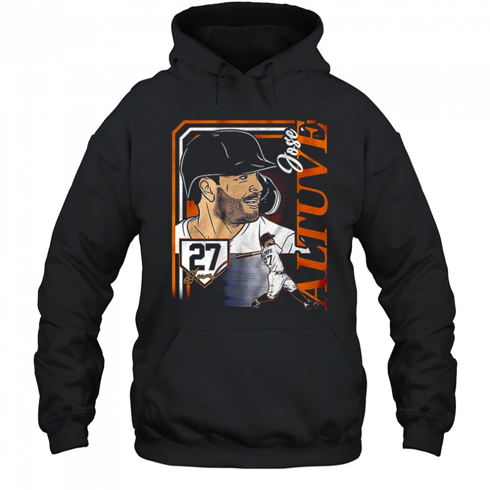 Jose Altuve Houston Astros MLB collage frame graphic shirt