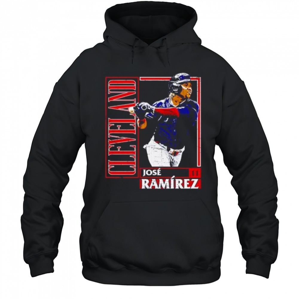 Jose Ramirez Cleveland Card Style baseball shirt