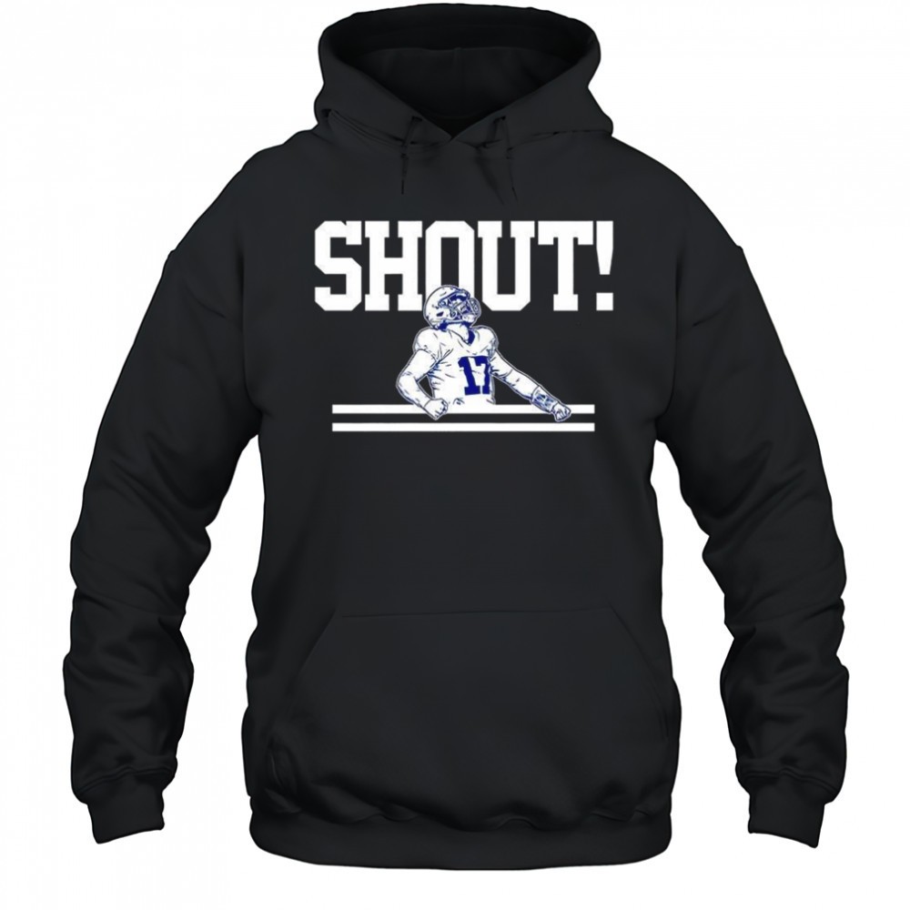 Josh Allen Buffalo Bills football shout shirt