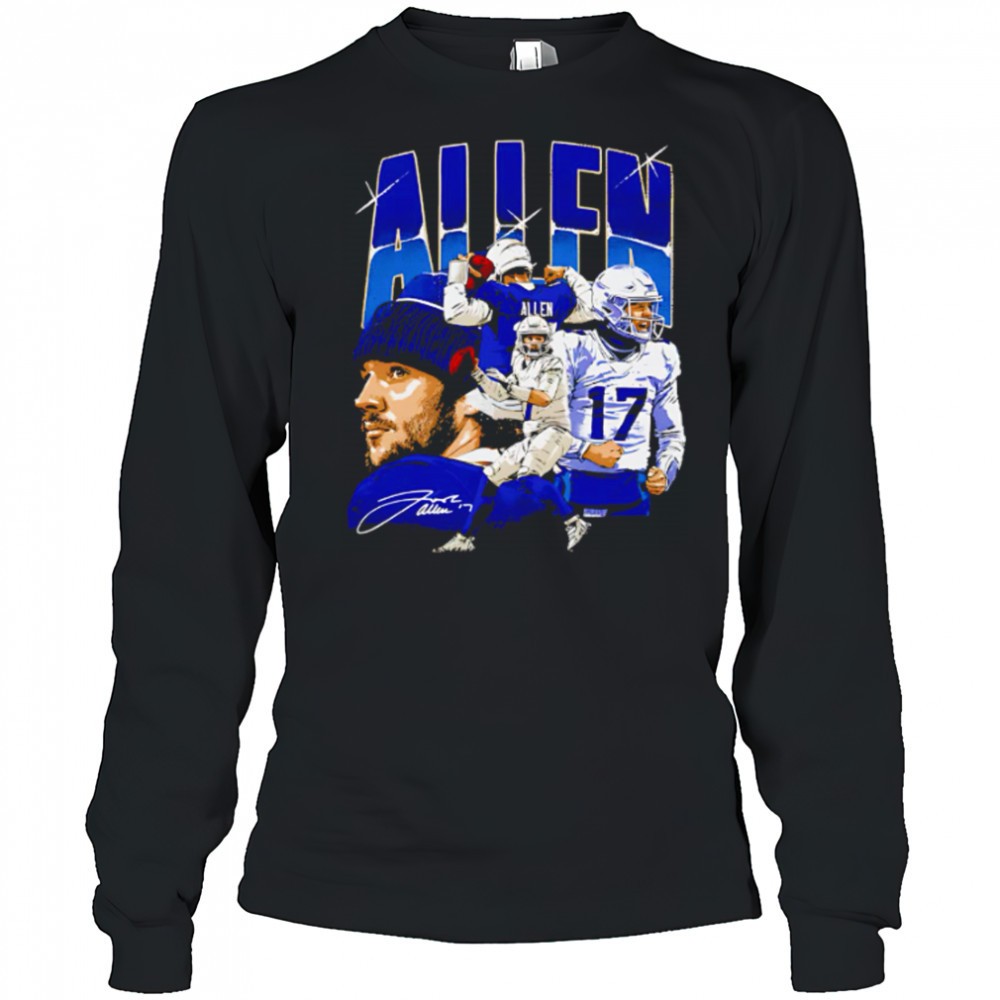 josh-allen-buffalo-collage-signature-football-shirt-e6obcrfs Josh Allen Buffalo Collage signature football shirt