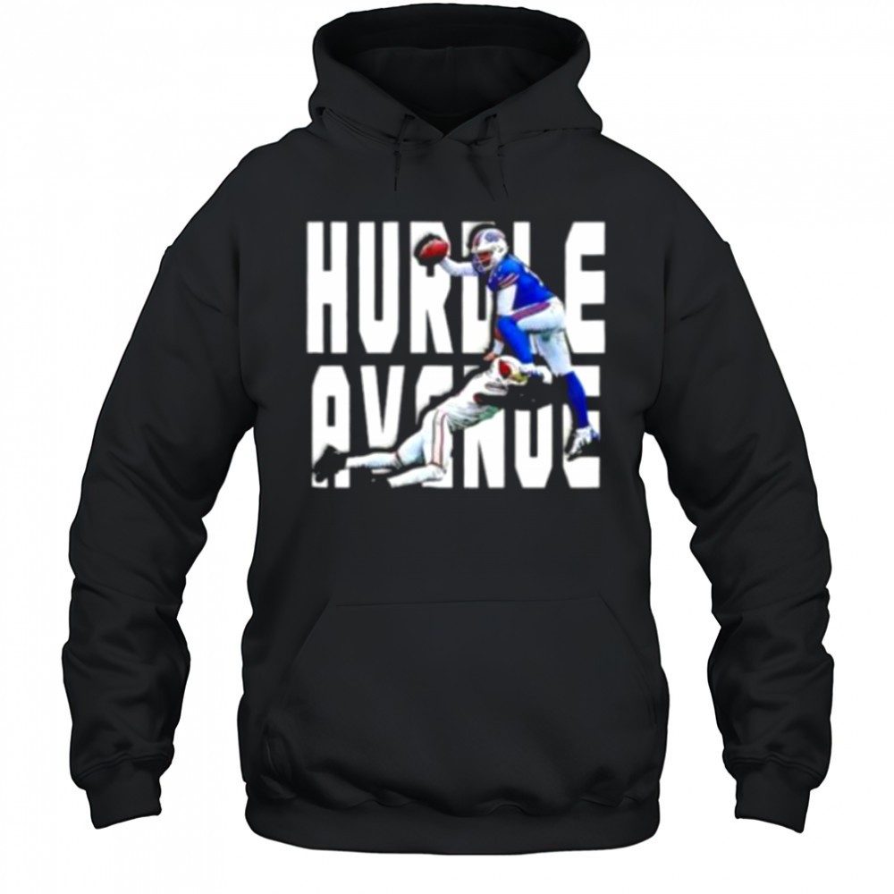 Josh Allen hurdle avenue Buffalo Bills shirt