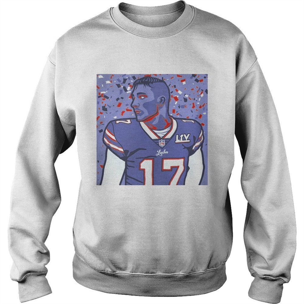 Josh Allen No17 Buffalo Bills Art shirt