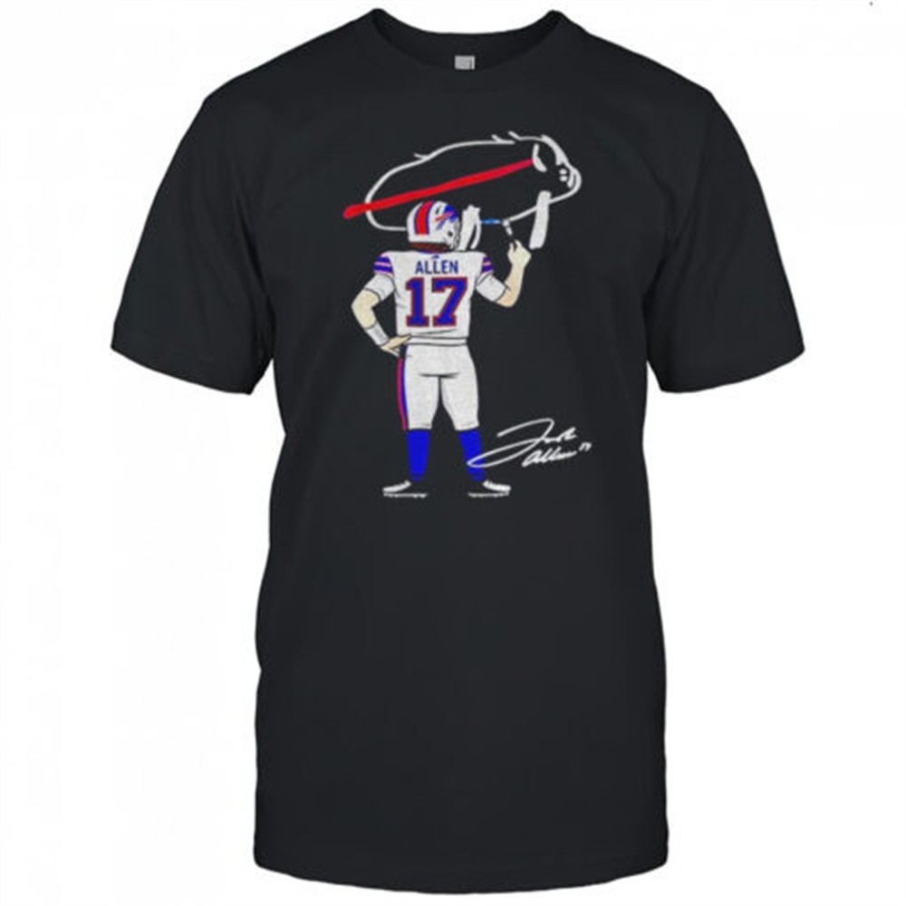 Josh Allen painting Buffalo meme Buffalo Bills NFL Football 2025 signature shirt