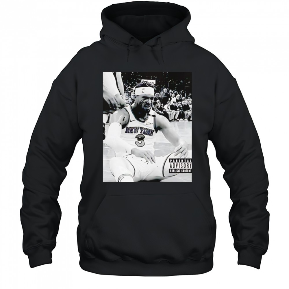 Josh Hart bloodied in face shirt