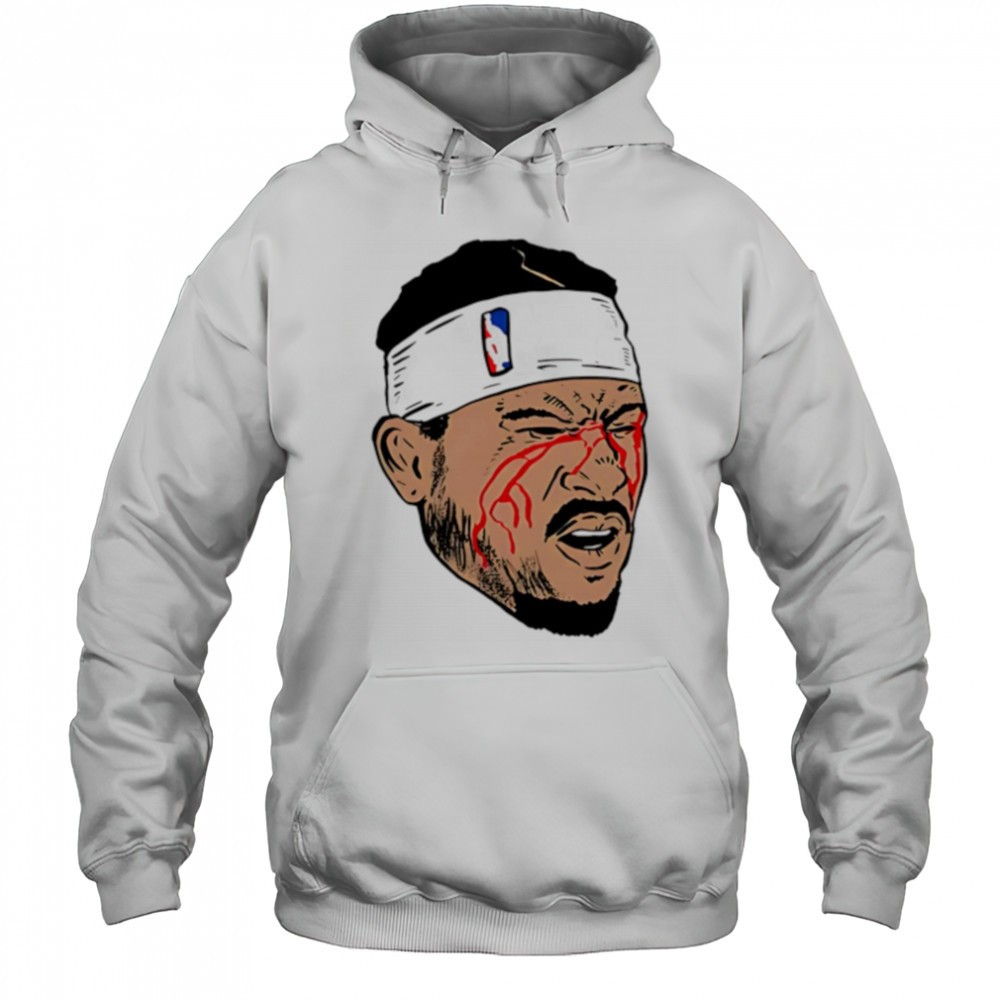 Josh Hart Knicks Playoffs head shirt