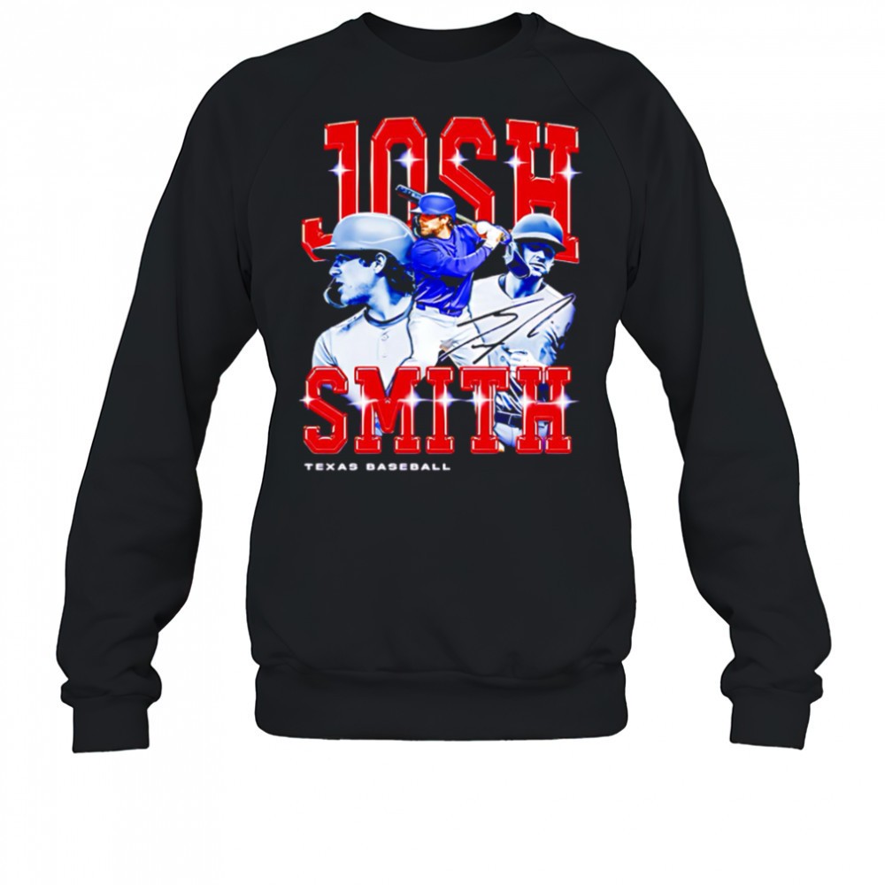 josh-smith-retro-flair-texas-baseball-signatue-shirt-yul5m28z Josh Smith Retro Flair Texas baseball signatue shirt