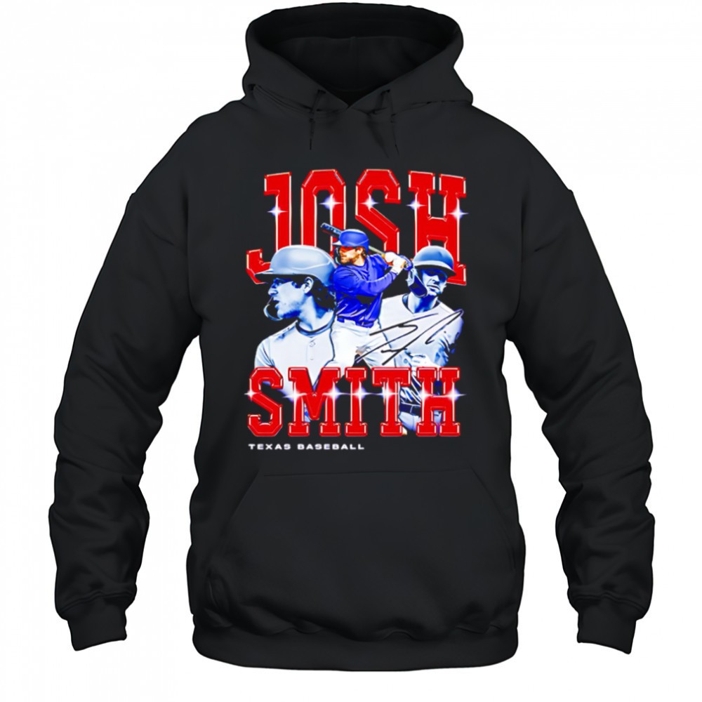 Josh Smith Retro Flair Texas baseball signatue shirt