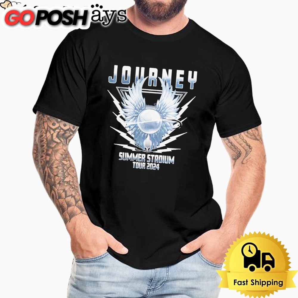 Journey 2024 Navy Mineral Wash Unisex T-Shirt