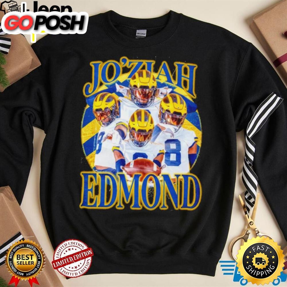 Joziah Edmond Michigan Wolverines Football Vintage Shirt