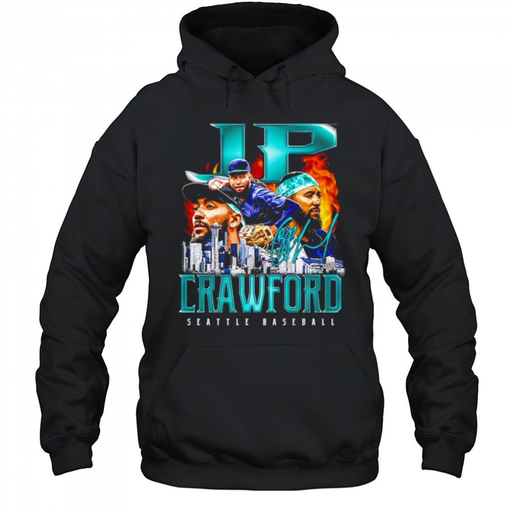 JP Crawford Seattle Mariners baseball retro flair signature shirt