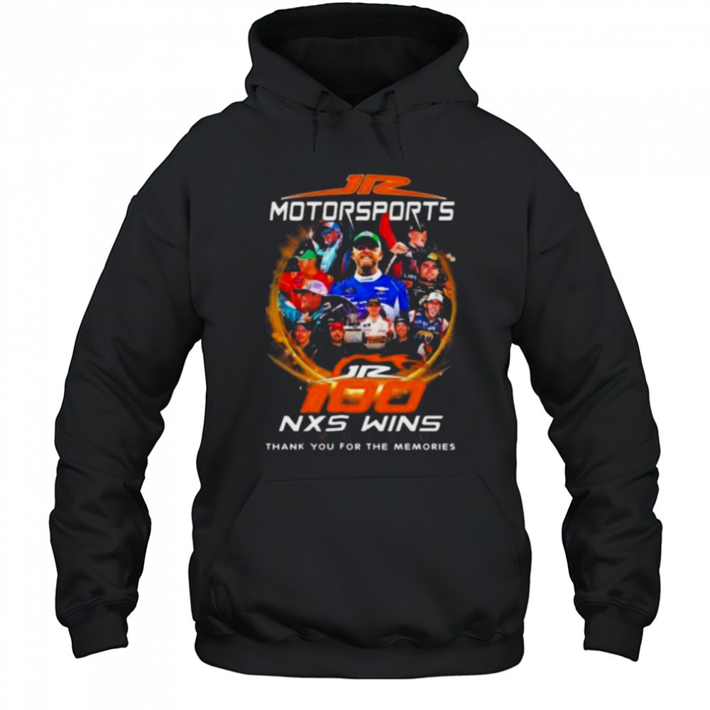 JR Motorsports 100 Nxs Wins Thank You For The Memories T shirts