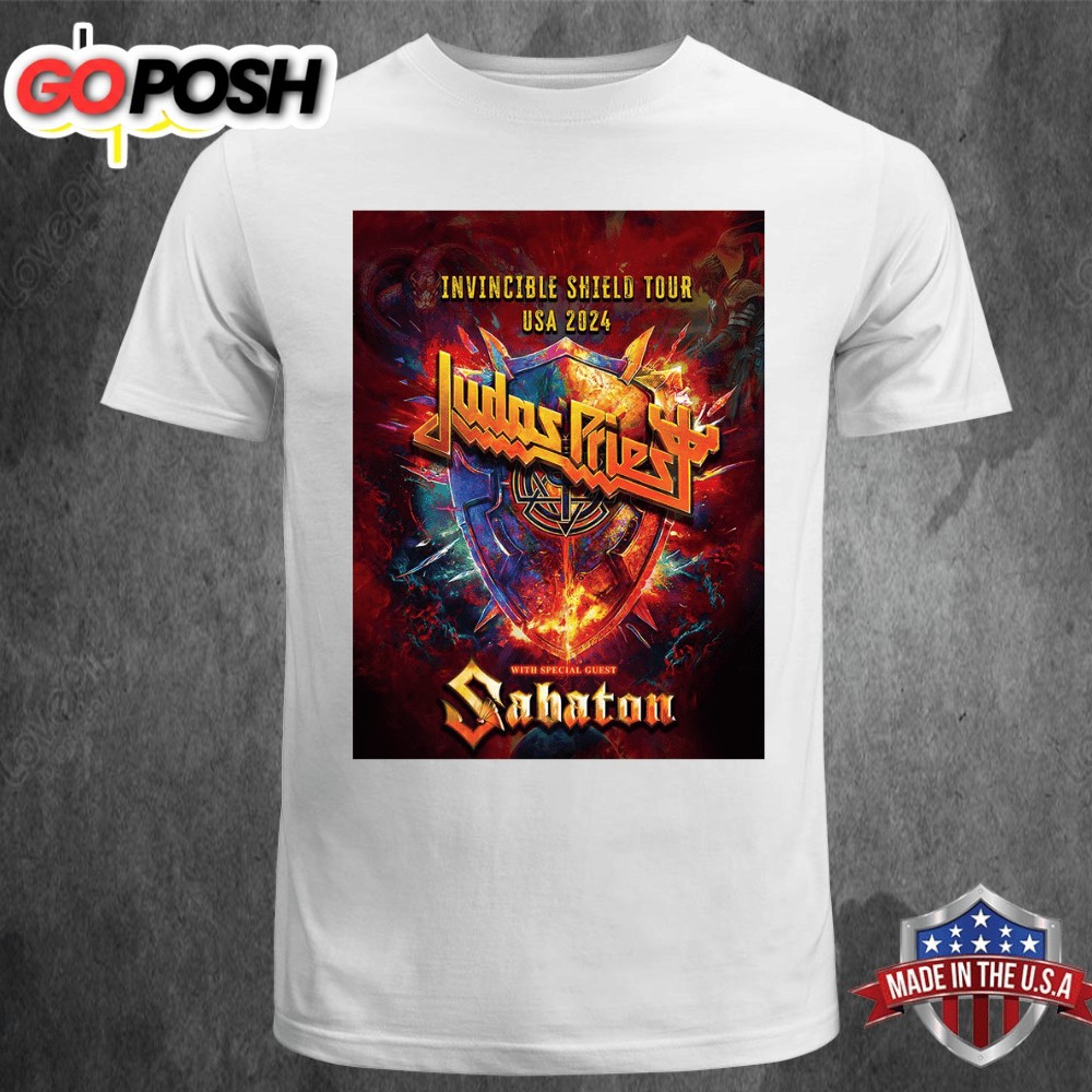 Judas Priests Invincible Shield Tour USA 2025 Unisex T-shirt