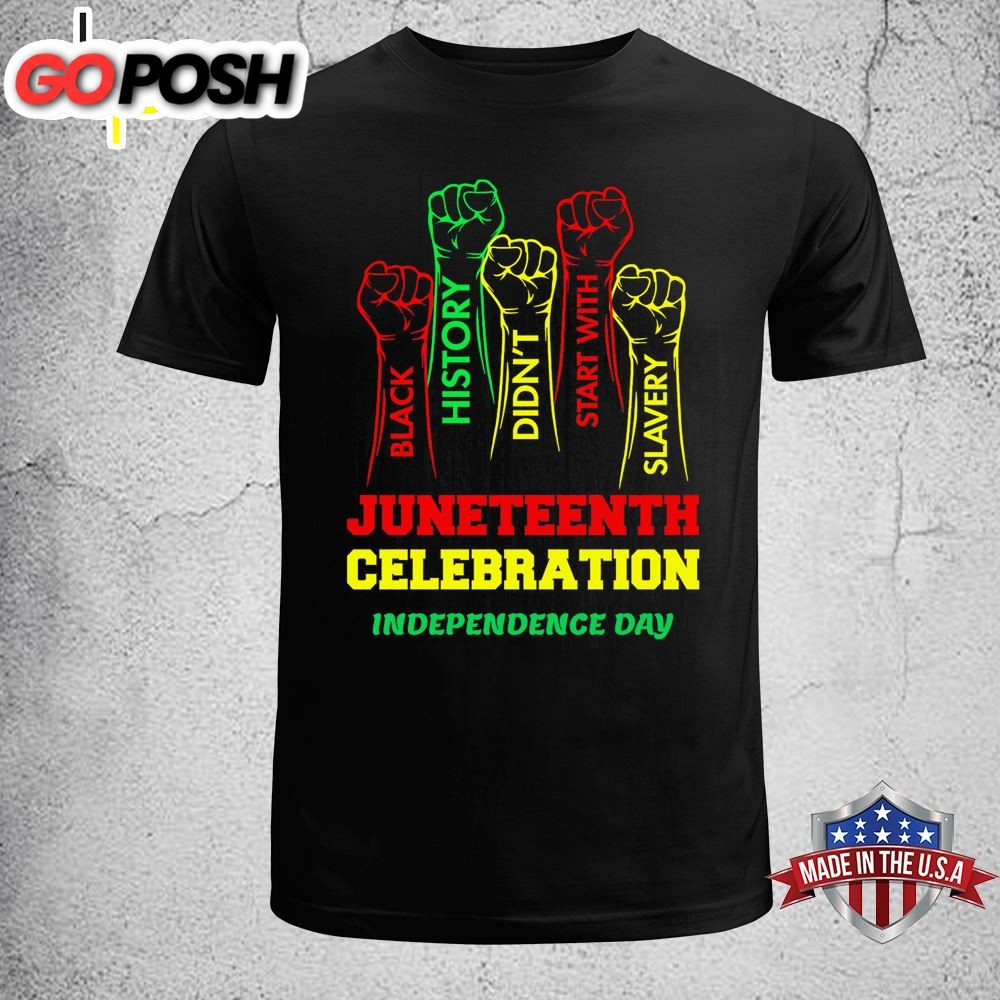 Juneteenth Black Americans Independence 1865 Unisex T-shirt