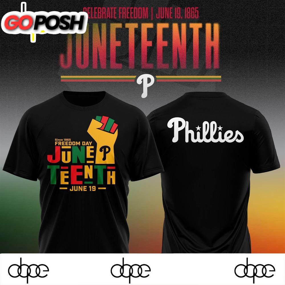 Juneteenth Philadelphia Phillies 2024 Shirt