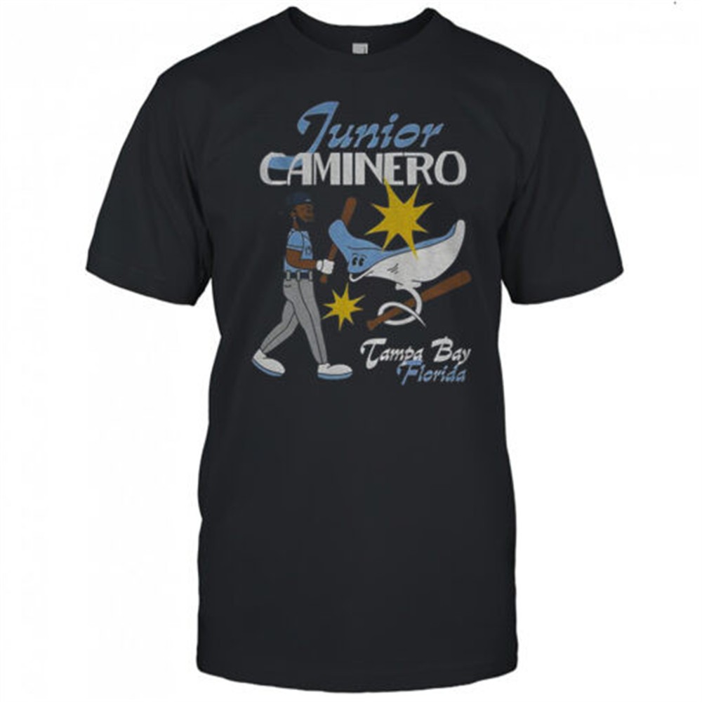junior-caminero-tampa-bay-rays-baseball-mlb-tampa-bay-florida-summer-cartoon-shi-cc6puyqz Junior Caminero Tampa Bay Rays Baseball MLB Tampa Bay Florida summer cartoon shirt