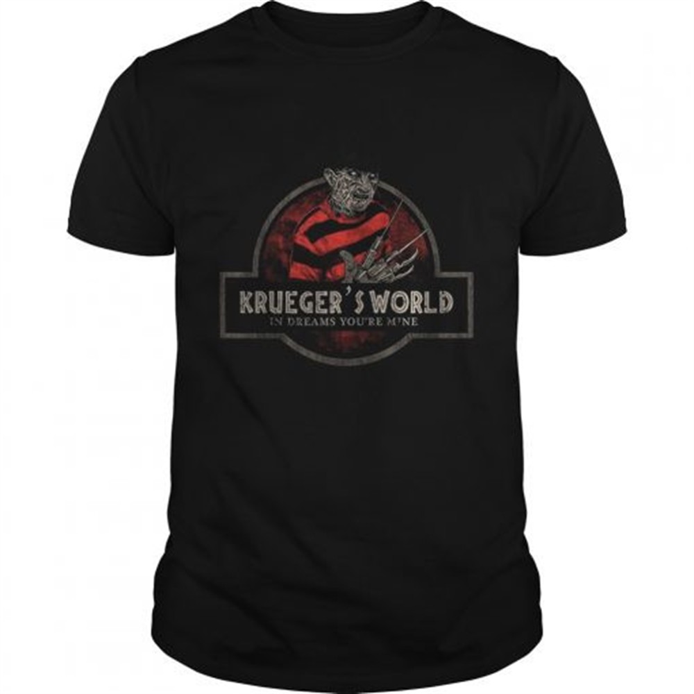 jurassic-park-logo-freddy-kruegers-world-in-dreams-youre-mine-shirt-j988pujq Jurassic Park Logo Freddy Kruegers World In Dreams Youre Mine shirt
