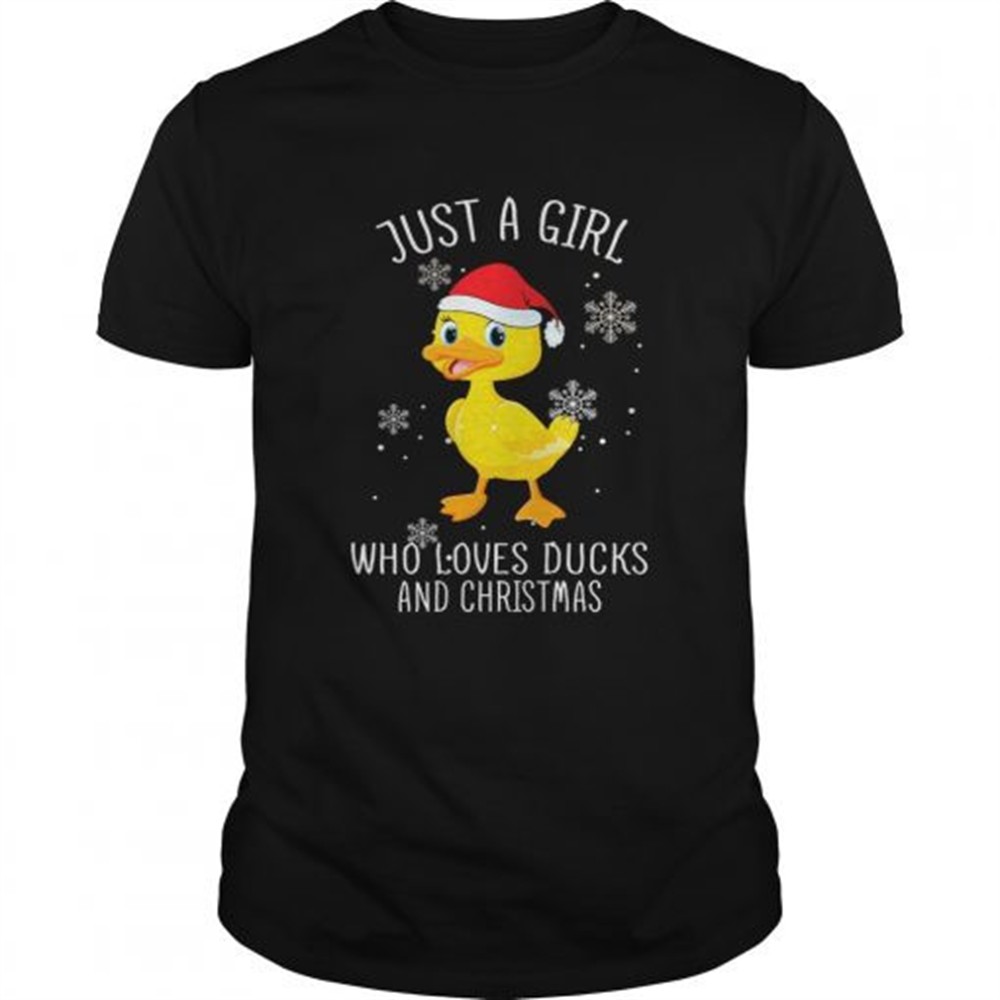 just-a-girl-who-loves-ducks-and-christmas-shirt-yj8sit1o Just A Girl Who Loves Ducks And Christmas Shirt