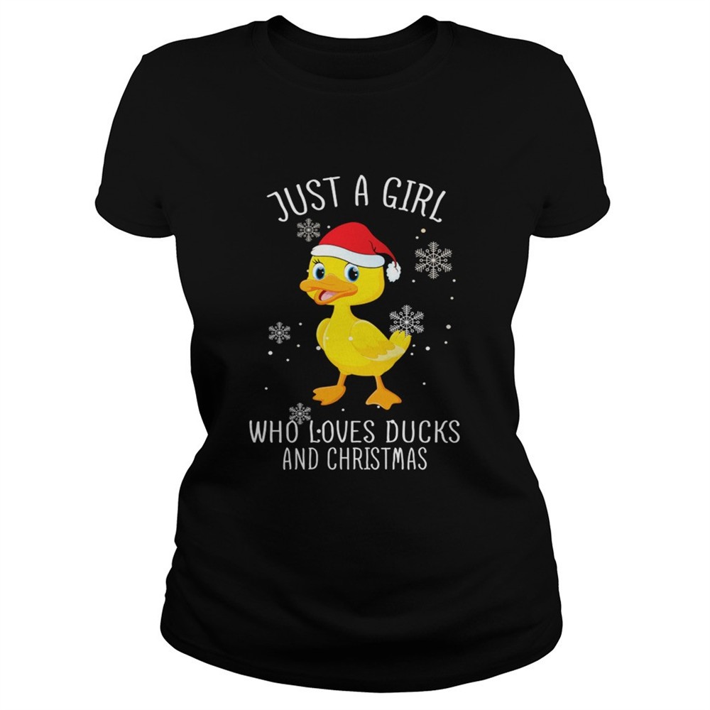 just-a-girl-who-loves-ducks-and-christmas-shirt-yj8sit1o Just A Girl Who Loves Ducks And Christmas Shirt