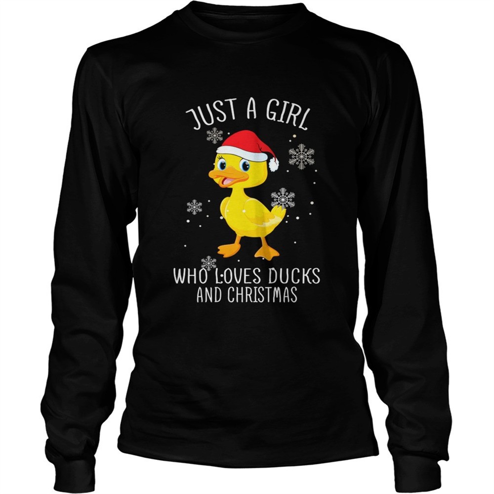 just-a-girl-who-loves-ducks-and-christmas-shirt-yj8sit1o Just A Girl Who Loves Ducks And Christmas Shirt