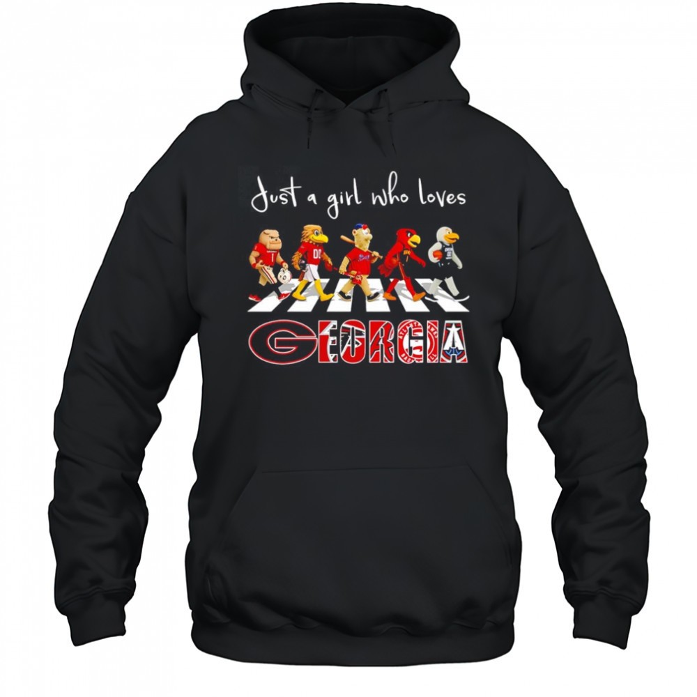 Just a girl who loves Georgia sports mascot shirt