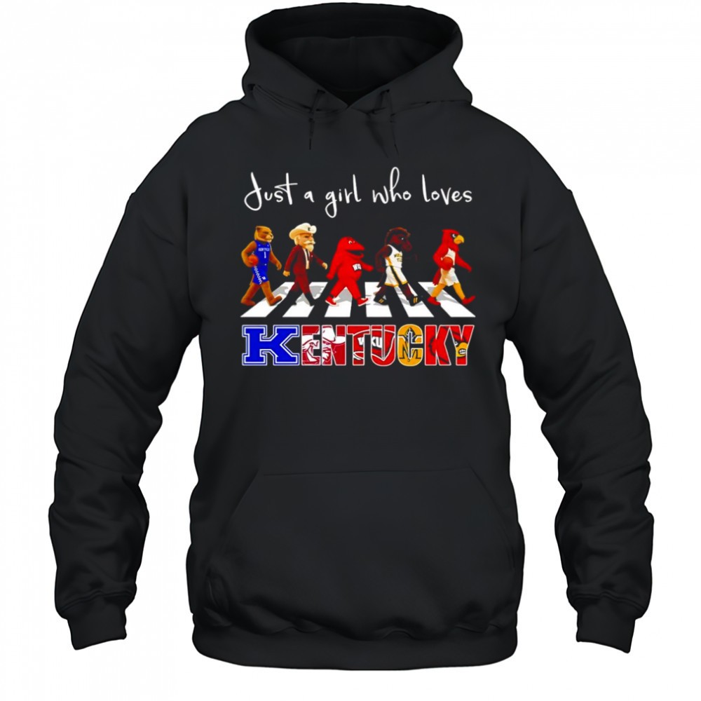 Just a girl who loves Kentucky sports mascot shirt