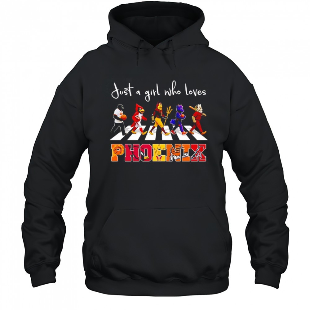 Just a girl who loves Phoenix sports mascot shirt