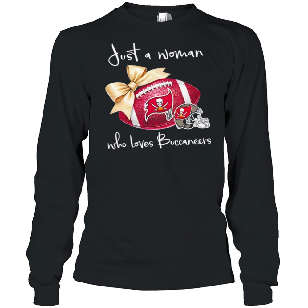 just-a-woman-who-loves-tampa-bay-buccaneers-gold-bow-helmet-shirt-9onahml1 Just a woman who loves Tampa Bay Buccaneers gold bow helmet shirt