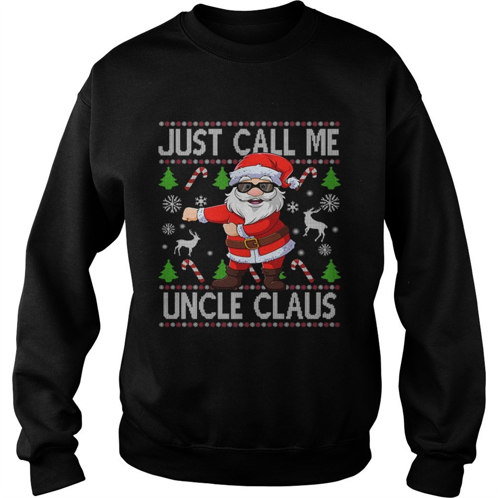 Just Call Me Uncle Santa Claus Flossing Xmas shirt