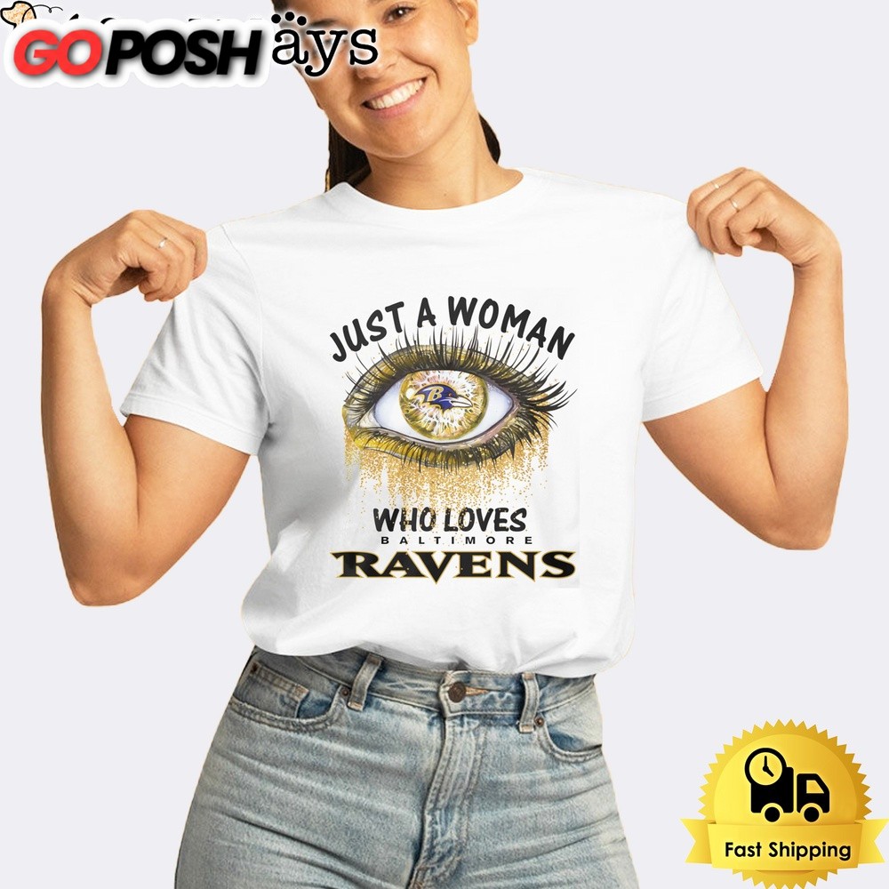 Just Woman Baltimore Ravens Unisex T-Shirt