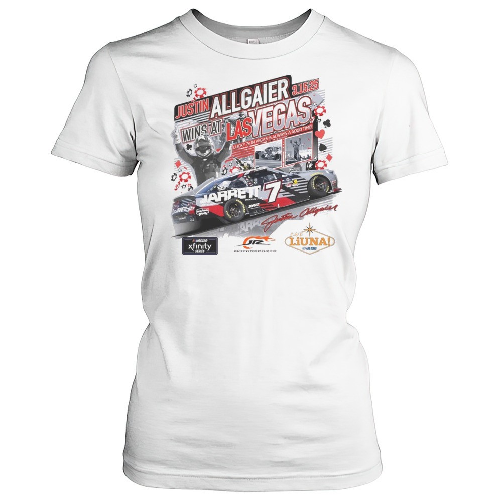 justin-allgaier-7-win-at-las-vegas-1-race-win-lucky-7s-in-vegas-is-always-a-good-ic9b1lx1 Justin Allgaier 7 Win At Las Vegas 1 Race Win Lucky 7s In Vegas Is Always A Good Time 3 15 2025 Signature T-shirt