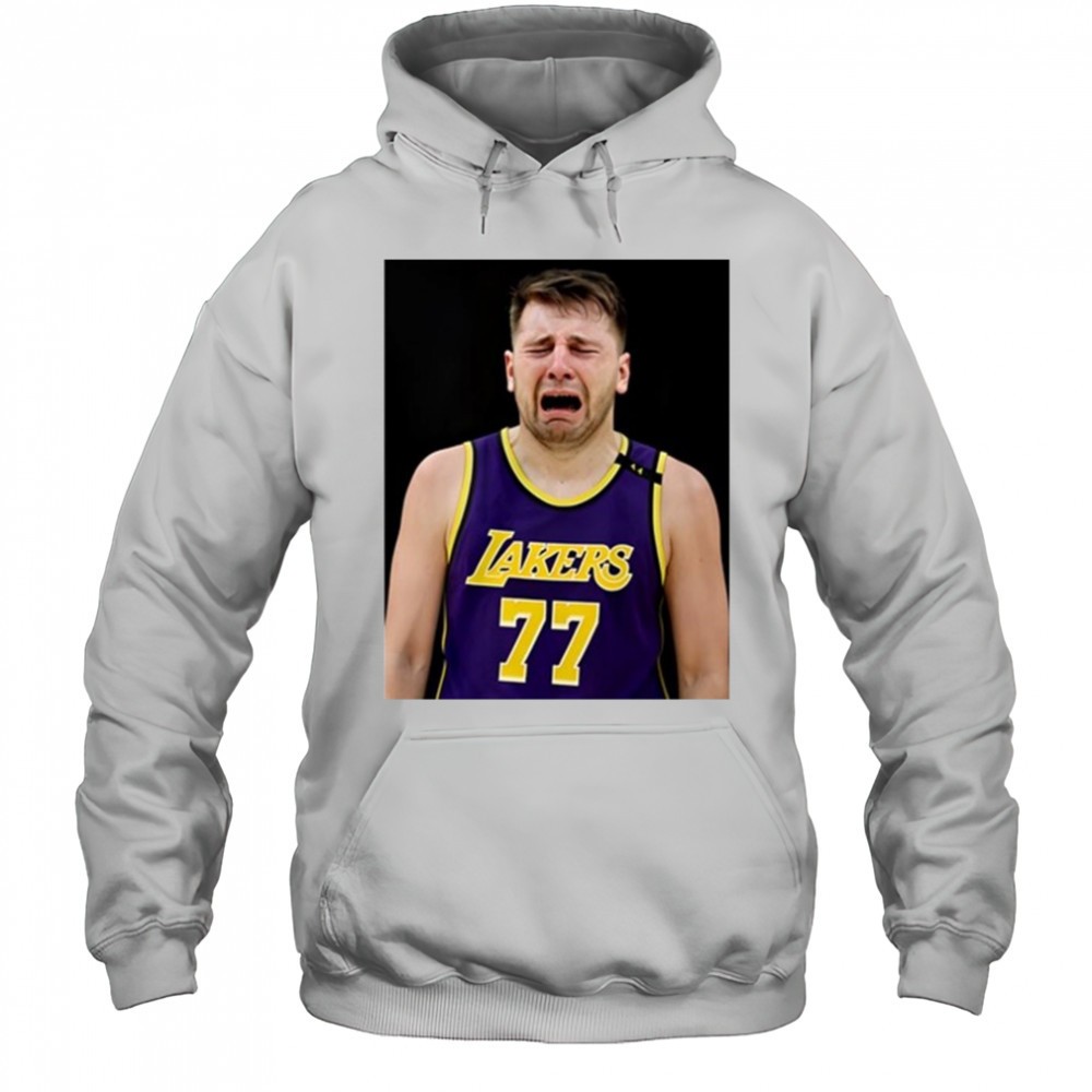 Justin Gaard Luka Doncic Lakers Crying 2025 Poster t-shirt