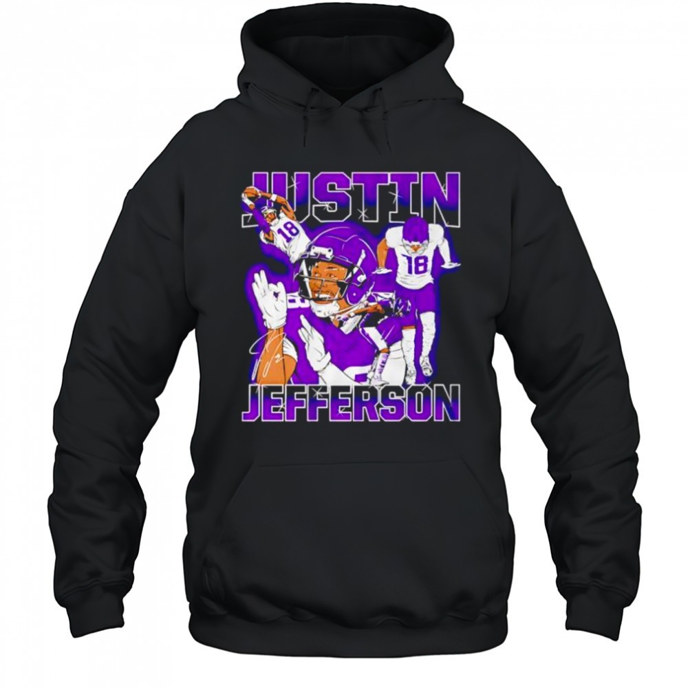 Justin Jefferson 18 Vikings Football Player shirt