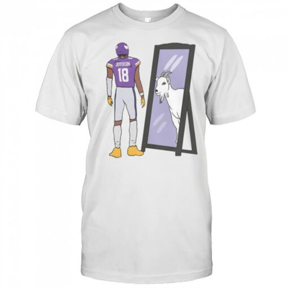justin-jefferson-mirror-goat-t-shirt-kvu5af8q Justin Jefferson Mirror Goat T-Shirt