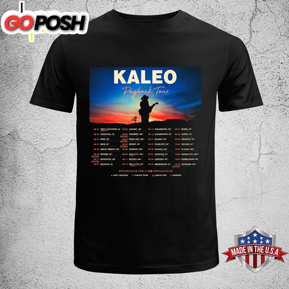 Kaleo 2025 Payback Tour Music Unisex T-Shirt