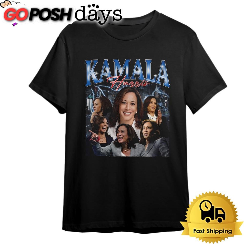 Kamala Harris 2024 Retro 90s T Shirt