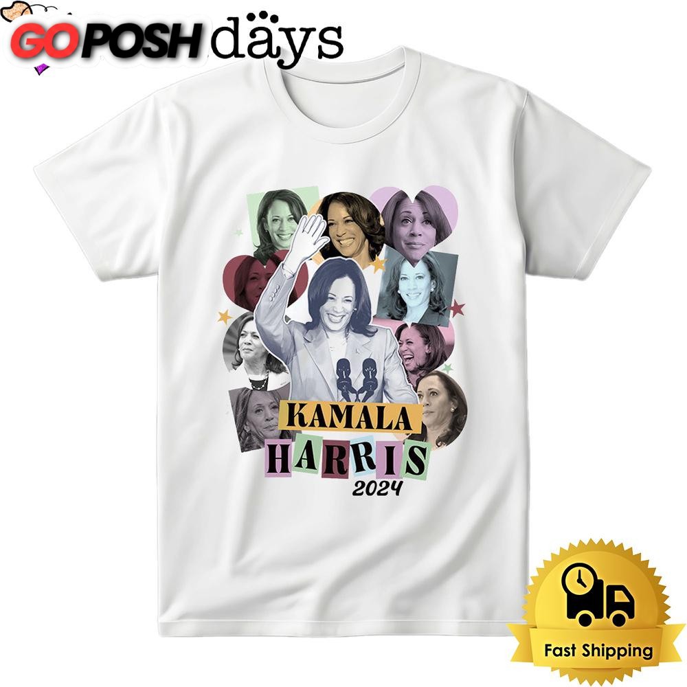 Kamala Harris 2024 Vintage Bright T Shirt