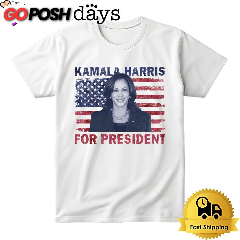 Kamala Harris For President Bright T Shirt
