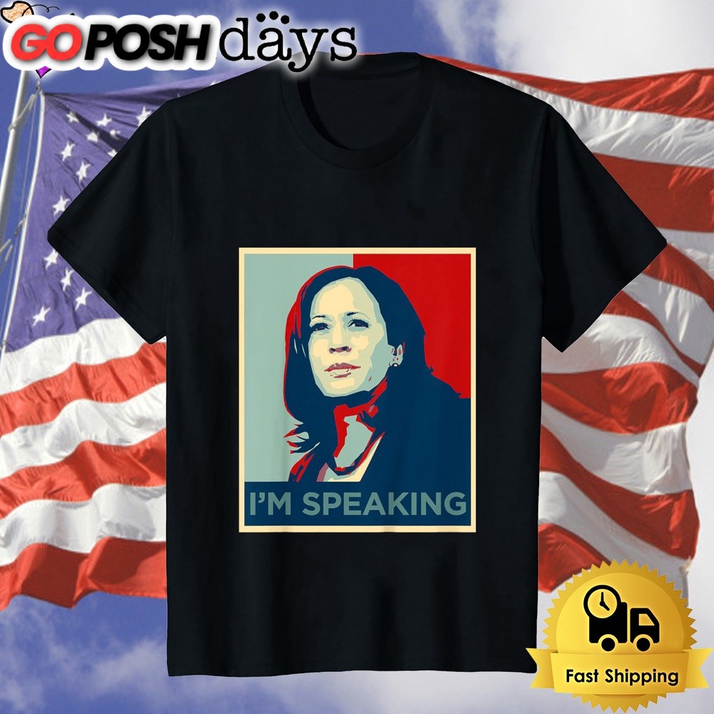 Kamala Harris Shirt I’m Speaking Quote Joe Biden 2024 Unisex T-Shirt