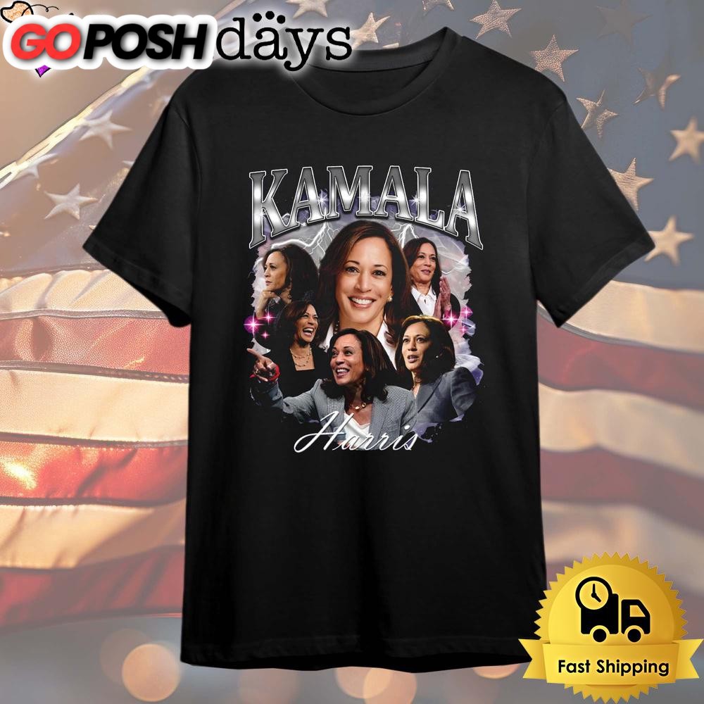 Kamala Harris Vintage Photo T Shirt