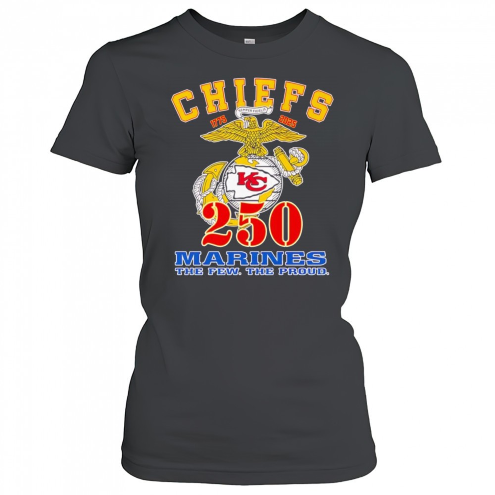 kansas-city-chiefs-250-marines-the-few-the-proud-shirt-508mrlh5 Kansas City Chiefs 250 Marines the few the proud shirt