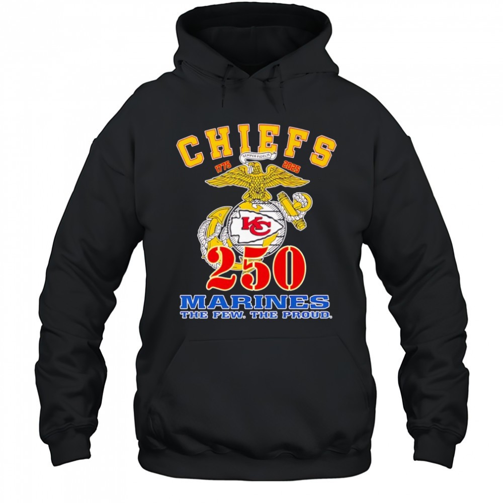 Kansas City Chiefs 250 Marines the few the proud shirt