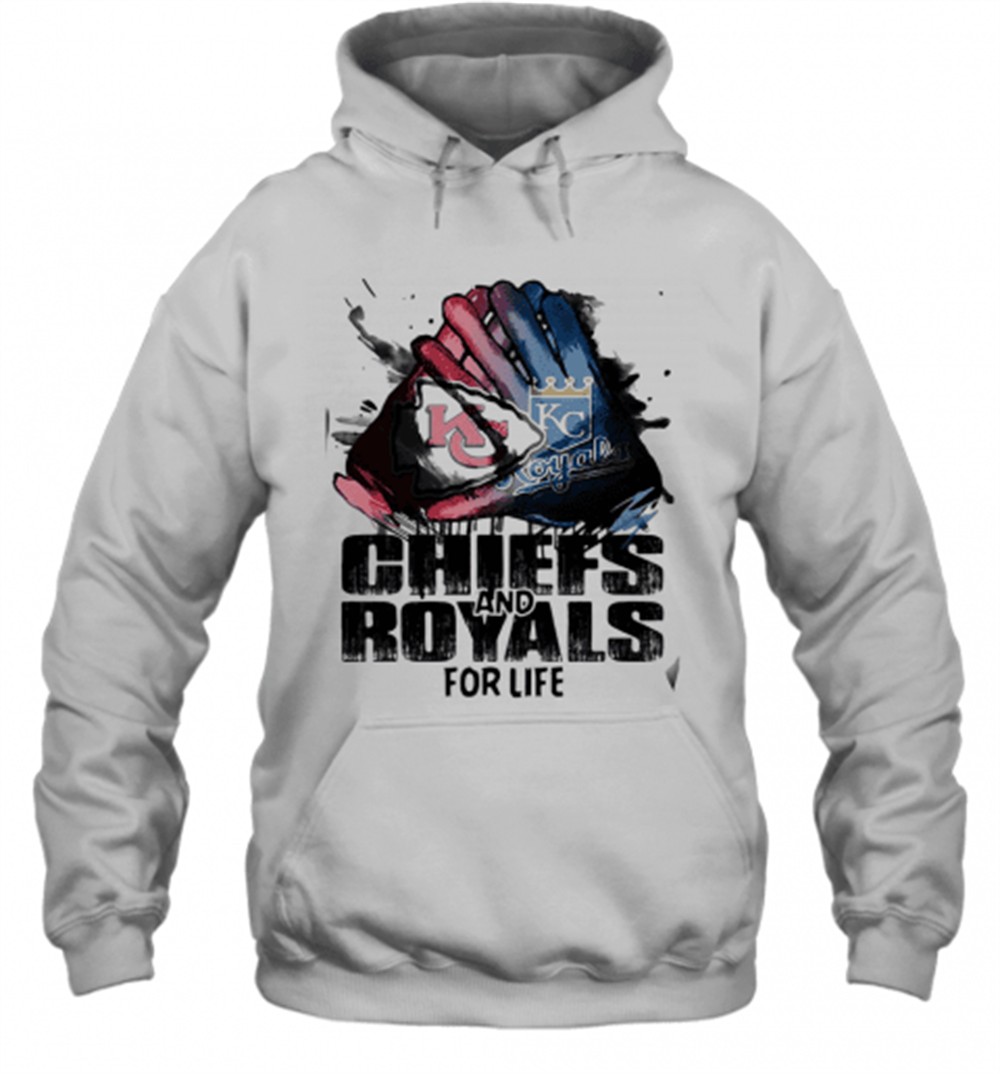 Kansas City Chiefs And Kansas City Royals For Life T-Shirt