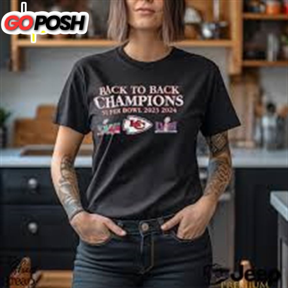 Kansas City Chiefs Back To Back Champions Super Bowl 2025 2025 Shirt